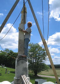 Multi-piece monument restoration