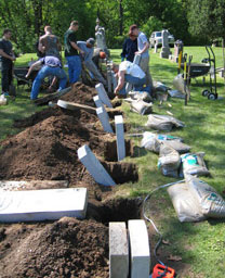 cemetery restoration- Veteran's Day project