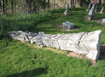Fallen monument repair